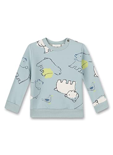 Sanetta Baby-Jungen 115581 Sweatshirt, Sky Blue, 62