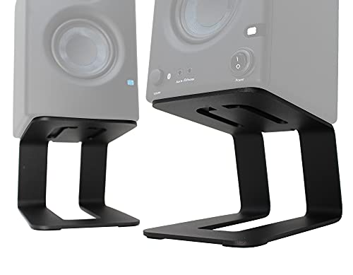 HumanCentric Tisch-Lautsprecherständer Paar für Schreibtisch-Lautsprecher, Studio-Lautsprechererhöhung, Studio-Monitorständer, Computer-Gaming-Schreibtisch-Lautsprecherständer (schwarz)