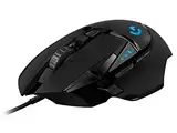 Logitech G502 HERO High-Performance Gaming-Maus mit HERO 25K DPI optischem Sensor, RGB-Beleuchtung, Gewichtstuning, 11 programmierbare Tasten, anpassbare Spielprofile, PC/Mac - Schwarz