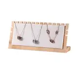 Schmuckständer Holz Abnehmbare Kette Display Rack Schmuck Hängende Rack Display Stände Aufhänger Organizer Schmuck Display Board Schmuckdisplay(Weiß)