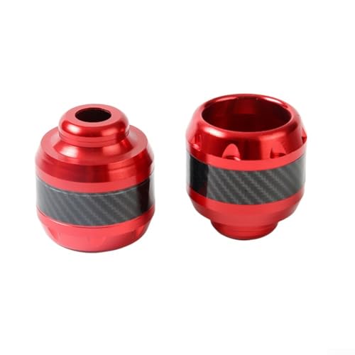 Motorrad-Vorderradgabelschale, 2 Stück Motorrad stoßdämpfende Pads, Motorradgabel-Rahmenschieber, Wrestling-Abdeckungen, Fallschutz für Roller (rot)