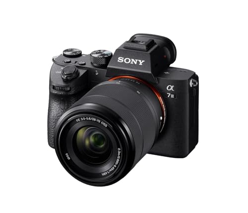 Sony Alpha 7 III | Spiegellose Vollformat-Kamera mit 28-70 mm f/3.5-5.6 Zoom-Objektiv (Schneller 0,02s AF, optische 5-Achsen-Bildstabilisierung)