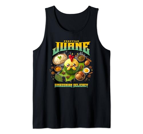 Grafische Kawaii Amazonische Delikatesse: Peruanischer Juane Tank Top