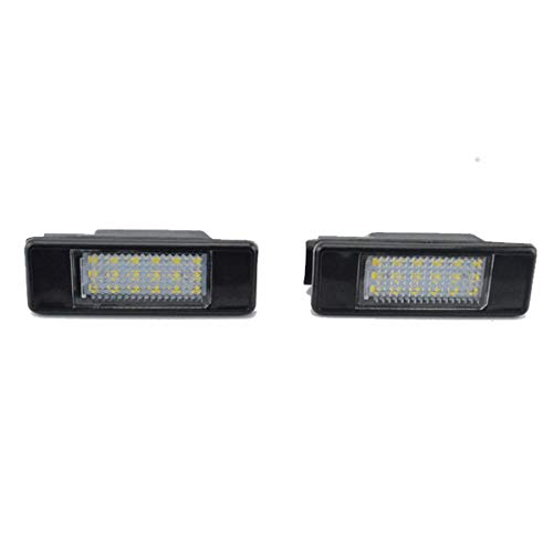 FOLGEMIR TOP LED Kennzeichenbeleuchtung, Nummernschilder 6000K Weiss, CE, fehlerfrei für 106 1007 307 308 3008 508 607 806 Expert III / C2 C3 C4 C5