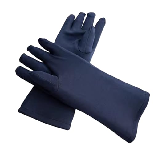 KPHYMOD Bleischürze Blaue Blei-Röntgenschutzhandschuhe Für Die Veterinärmedizin, Strahlenschutz-Bleihandschuhe Für Den Röntgen-MRT-CT-Schutz (Color : Blue, Size : 0.5mmpb)