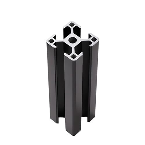 MNUPL 1PC Black 3030 European Standard Anodized Aluminium Profile Extrusion 100mm-1000mm Length Linear Rail for CNC 3D Printer(750mm)