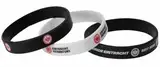 Eintracht Frankfurt Silikonarmbänder Black & White