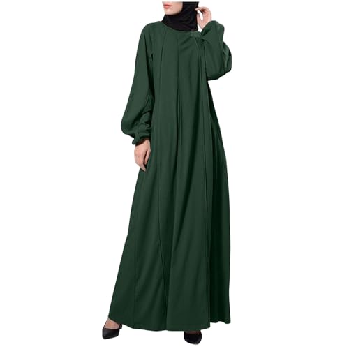 OUMSHBI Kaftan Damen Abayas Abiye Elbiseler Uzun 2024 Düğünlük Tesettür Niqab Tesettür Beyaz Elbise Abiye Muslim Kleidung für Frauen Gebetskleidung für Frauen 2 Teiler Tesettür Giyim Tunika