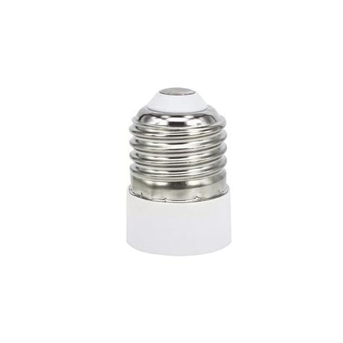 Blendend E27 auf E14 Glühbirnenadapter, weiß, konvertiert Fassungen, ideal für Lampen und verschiedene Leuchten.