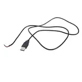 Yooghuge Stromversorgungskabel 2-polig Blanker Draht 22 AWG USB Stecker Ladekabel USB Kabel Mit Offenem Ende Für Reparatur LED Licht Lüfter 30 Cm/100 Cm/200 Cm Stromversorgungskabel 22 AWG USB