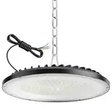 ZXICH UFO LED hallenstrahler,LED Werkstattlampe,IP65 Wasserdichte Industrielampe für Fabriken, Lagerhäuser,Garagen (1 Pack, 100W)