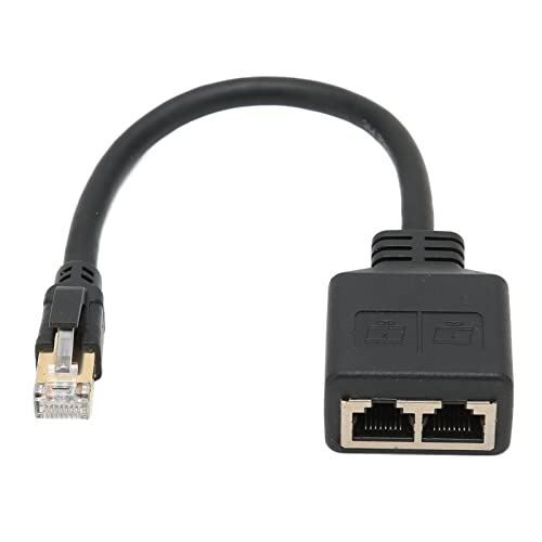 1-zu-2-Port-RJ45-Ethernet-Adapter-Verlängerungskabel, Hervorragender Verbindungsübertragungs-Splitter-Adapter Für Das Heimbüro