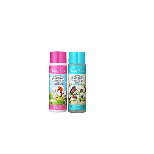 Childs Farm Baby Soft Skin | Shampoo & Conditioner Duo Set | Bio-Produkte | 2 Pack Neugeborene & Aufwärts Baderoutine