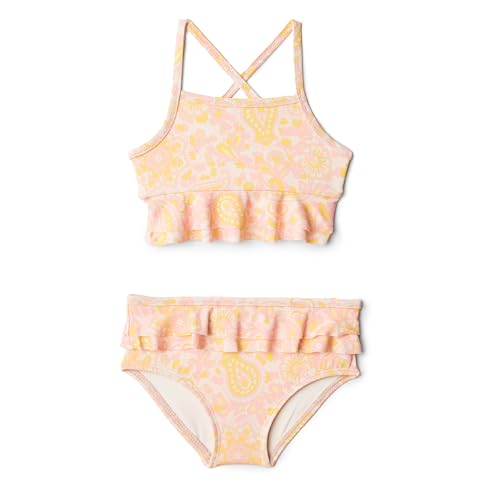 Amazon Essentials x Sofia Grainge Baby Mädchen Bikini, Muschelrosa Verziertes Paisley, 6-9 Monate