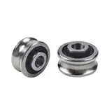 Deep Groove Ball Bearings 1PCS Laser Stickerei Maschine U-förmigen Rund Nut Führungsrolle Doppel Volleyball Lager SG15 SG20 SG25 SG66(SG66-M6)