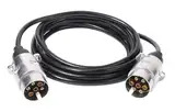 Ryme Automotive Anhängerstecker mit 7 Pins, 3,5 m TPU-Kabel, Metallklemmen, Stecker für Wohnwagen/Traktor