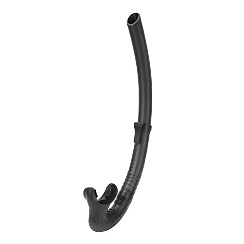 Schnorchel, Schnorchel-Set, Unterwasser-Atemgerät, Langer, trockener Tauchschnorchel, Schnorchel für Erwachsene für Schwimmtraining, ozeanischer Tauchschnorchel (Negro)