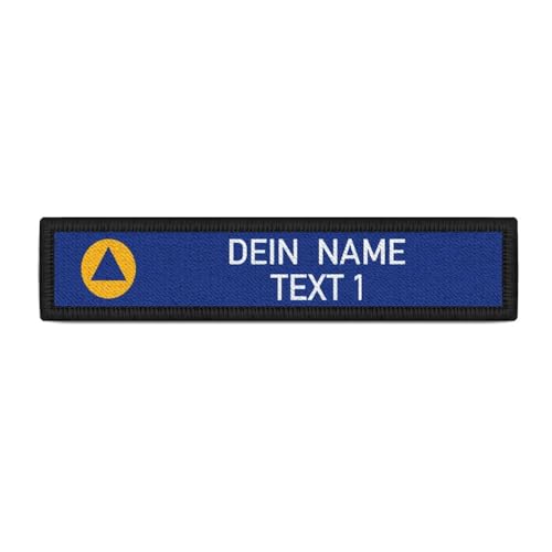 Copytec Namenspatch Namensschild personalisiert Katastrophenschutz #42095