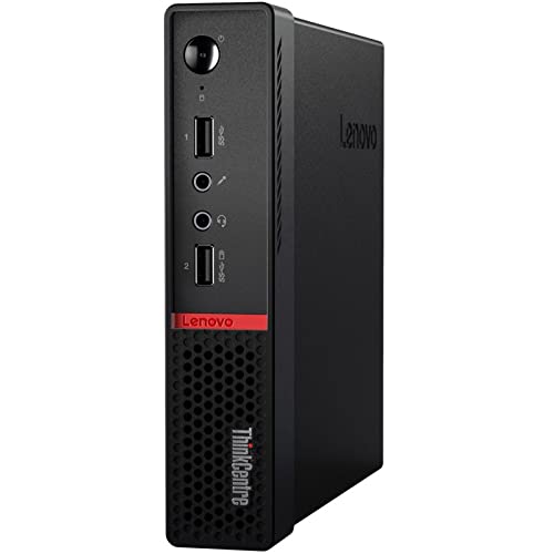 Lenovo ThinkCentre M715Q Tiny PC Mini Desktop Computer (Generalüberholt), CPU AMD A10-9700E, 8GB DDR4 RAM, 240GB SSD, Windows 10 Pro