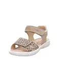 Superfit Mädchen Sparkle Sandale, Beige 4010, 33 EU