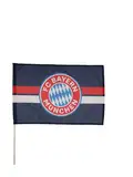 FC Bayern München I Fahne mit Stock 60 x 40 cm| Navy