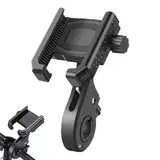 Handyhalterung am Lenker, Fahrradtelefonhalterung | Verstellbare Fahrradtelefonhalterung | Platzsparende Telefonklemme, Handyklemme zum Reiten und Abmelden