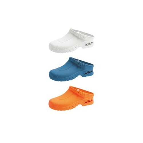 ABEBA Elastoplast ESD Damen Sicherheits-Clogs, Blau, Paar, Größe 39/40