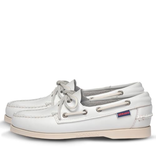 Sebago Damen Docksides Portland W Bootschuhe, Weiß (White 911), 42 EU