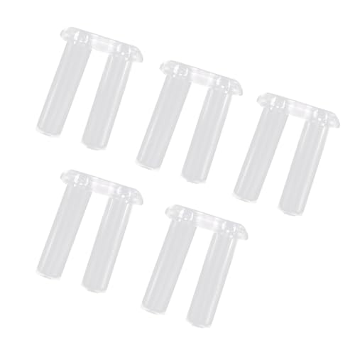 Pssopp Professionelle Brillenläden -Schnalle Plastikstopfen, 200pcs, Einfache Installation, Langlebiges Material, Kratzschutz, für die Reparatur von Brillen mit Hochwertiger Verarbeitung