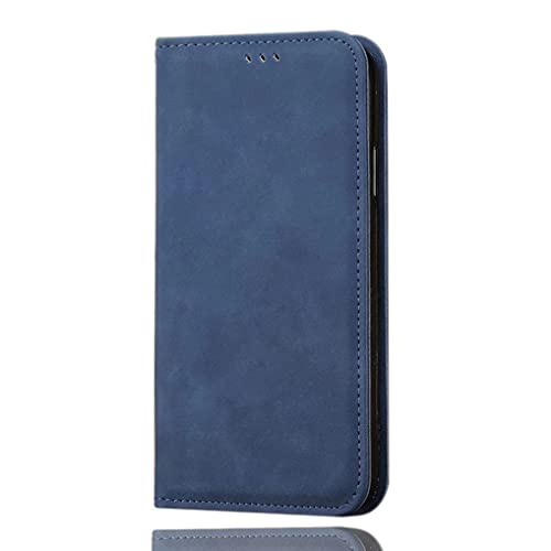 SEAHAI Hülle für Samsung Galaxy M35 5G Handyhülle, Premium PU Flip Brieftasche Schutzhülle mit Ständer/Kartenfach/Magnetisch Stoßfeste Lederhülle Ultra-dünn Klapphülle - Blau