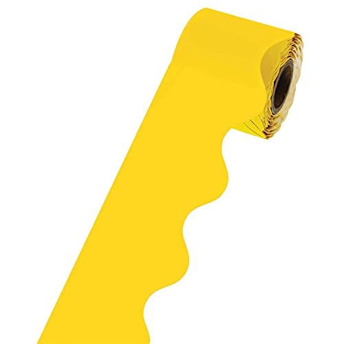 Pinnwand-geeigneter Rahmen, Klassenzimmer-Board und Tafeln, fächerförmig, für Bulletin und andere Geschenkpapier-Bündel, Gelb, 5 m x 5,8 cm