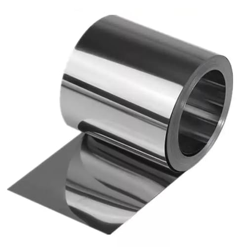 RAMBEX 20 Mm Breites Edelstahlband, 304 Stahl, Dünne Folie, Dicke 0,05 Mm, 0,1, 0,15, 0,2, 0,3, 0,4, 0,5, 1,0 Mm Metallblech, 1 Stück(0.3 mm x20 mm x 1 Meter)