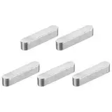 QUARKZMAN 5 Stück Rundkopf-Federkeil, 5x5x25mm Round Ended Passfeder Edelstahl Professioneller Paralleler Antriebswellenkeil für Befestigungselemente der mechanischen Industrie