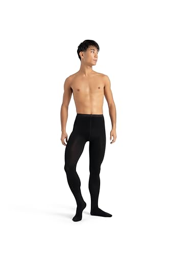 Capezio Herren Strumpfhosen Knit Fuß - Schwarz - XX-Large