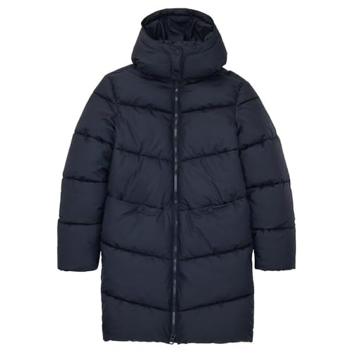 TOM TAILOR Mädchen 1038496 Longstyle Puffer Wintermantel, 10668-sky Captain Blue, 140