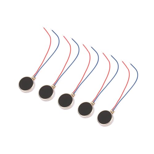 5 stücke DC 3 V 80mA Mini Vibrationsmotoren 11000 RPM 1020 Flache Münze Taste-Typ Micro DC Vibrationsmotor für Handy und Pager(27mm)