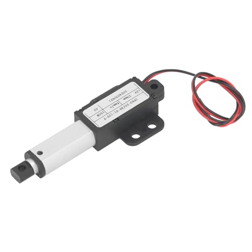 Elektrischer Mini-Linearantrieb, 12 V, 150 N, 20 Mm Hub, IPX4, Hergestellt aus Aluminium und ABS, Ideal für die Hausautomation, Zum Heben von Werkbänken