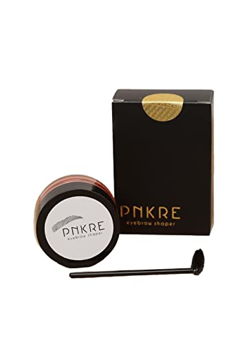 PNKRE Eyebrow Wax Shaping Soap Extra haltbares, langlebiges Shaper Gel, Styling Pomade Makeup Balm für vollere und dickere Augenbrauen 25ml