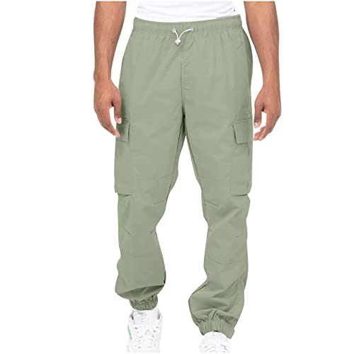 Cargohosen Herren Herren Unterhosen Hose Weitem Bein Chino Jogginghose Herren Sommerhosen-Herren Herren Sommerhose Stretch Jogginghose Herren 58 Cargo Hosen Herren Leggings Grün L