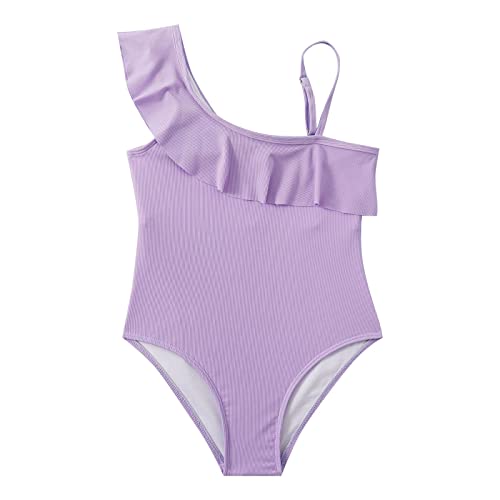 Allbestop Bikini Teenager Mädchen Hawaiianischer Badeanzug Ideal Für Schwimmen & Strand Kostüm Kinder Hawaiian Bademode Strand Einteilige Schwimmanzug Badeanzug Baby Girls Swimsuits 7-8 Jahre