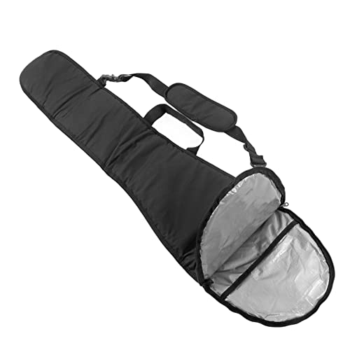 SPYMINNPOO Paddel Tasche, Kanu Kajak Split Paddeltasche Bootspaddel Halter Beutel Abdeckung mit Schultergurt und Tragegriff für Ruderbootfahren (Schwarz) Wassersport wasserdichte Tasche