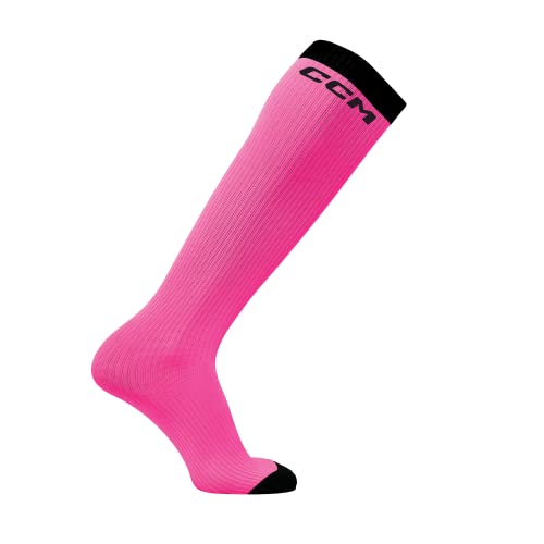 CCM Hockey Skate Liner Socken, Pink, Junior