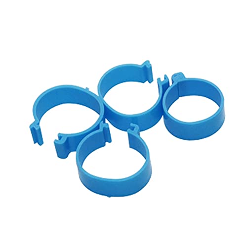 30 stücke Innendurchmesser 25mm Geflügel Fußring Schnalle Typ Clip Ringe Hähnchen Enten Gans Türkei Geflügelzuchtgeräte, Blau