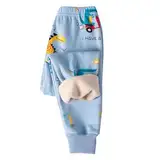 XINYUNZU Kinder Thermohose Gefütterte Hose Winterhose Kuschel Jogginghose Thermo Leggings Elastische Taille Sporthose Warme Hosen für Jungen und Mädchen 1-13 Jahre Alt Sale Himmelblau 3 Jahre