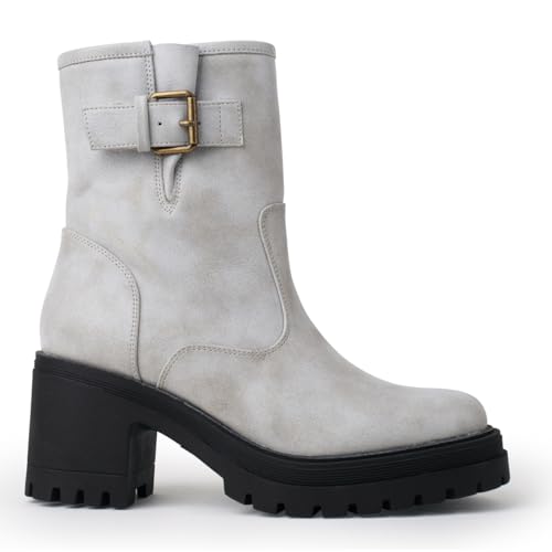 CHATTAWAK Damen 16pueblaivoire40 Mode-Stiefel, elfenbeinfarben, 40 EU