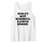 Wunderbarster Aufzug-Reparaturer Tank Top