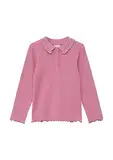 s.Oliver Mädchen 2138168 Poloshirt langarm, Rosa , 104