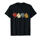 Gitarren-Auswahl-Geschenk für Gitarristen Retro Vintag T-Shirt