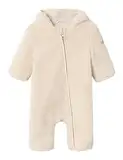 NAME IT Unisex Baby Nbnmayan Teddy Suit1 Schneeanzug, Whitecap Gray, 74-80