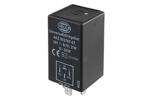 HELLA Blinkgeber - 24V - 4-polig - Anbau - elektronisch - mit Halter - 4AZ 003 787-071